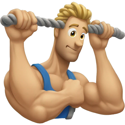 rope pull down triceps  emoji