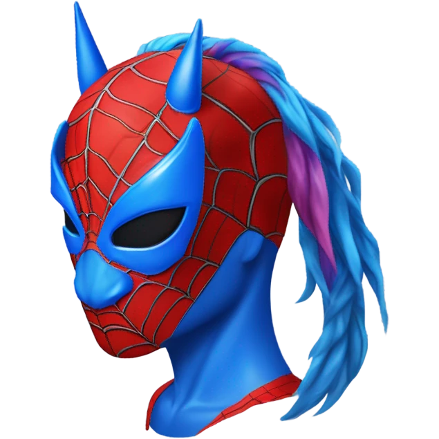 unicorn as Spiderman emoji