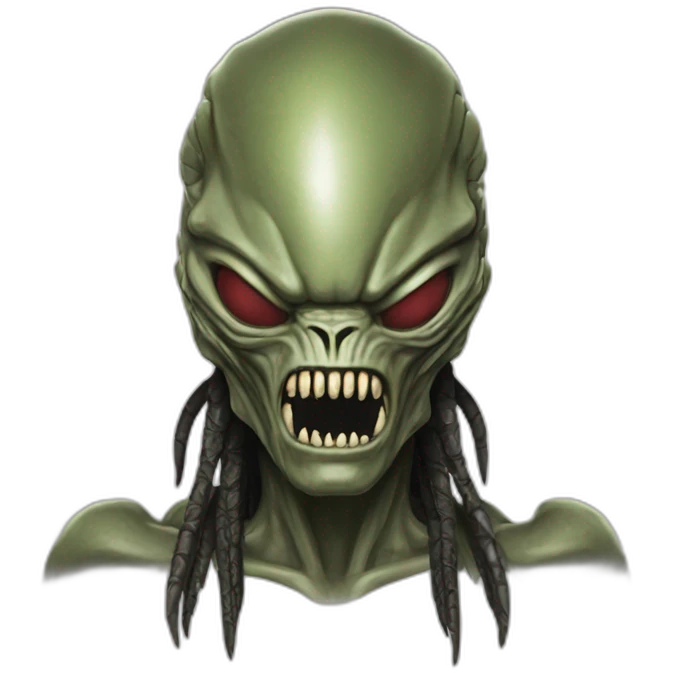 alien predator emoji