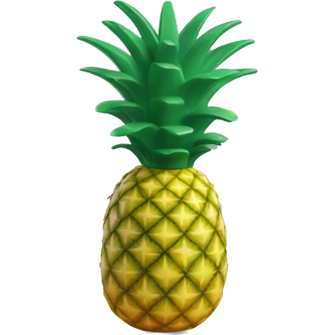 3D Pineapple  emoji