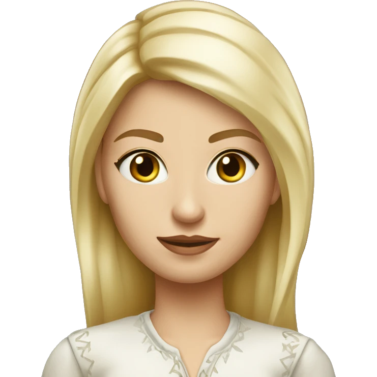 female slavic blonde white skinny legend full length  emoji