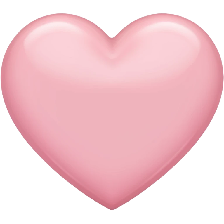 Light pink heart emoji