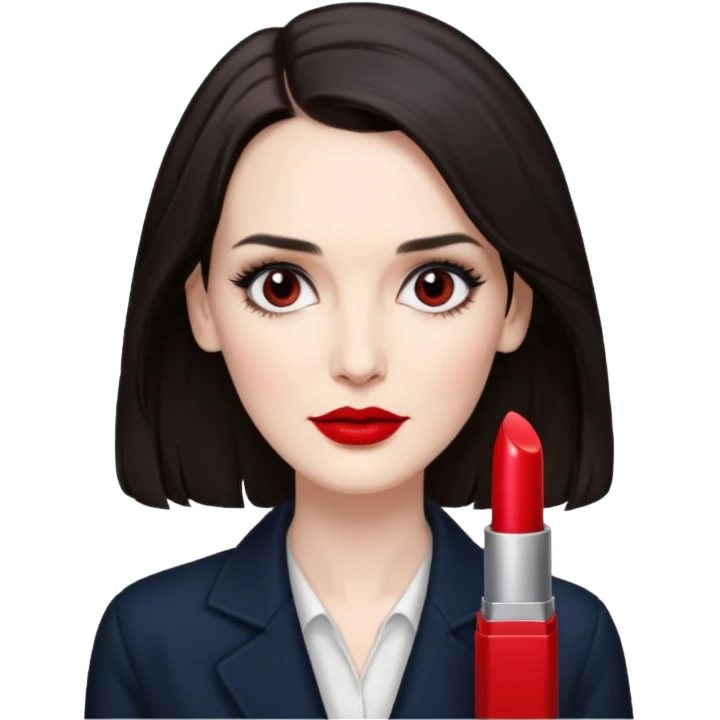 Winona Ryder with long hair emoji