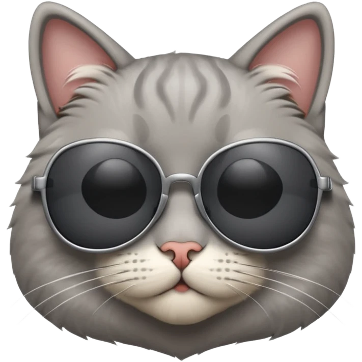 Cat wearing sunglasses emoji