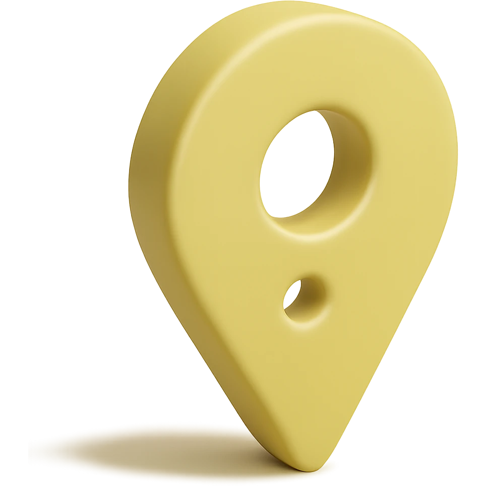 Make the green color a little bit warmer with a more yellowish tone for the location pin with a drop shadow, keeping the 3D green style and transparent background. emoji