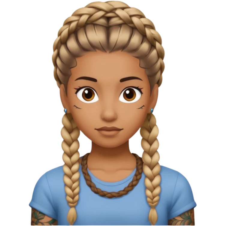 braided and tattoed emoji