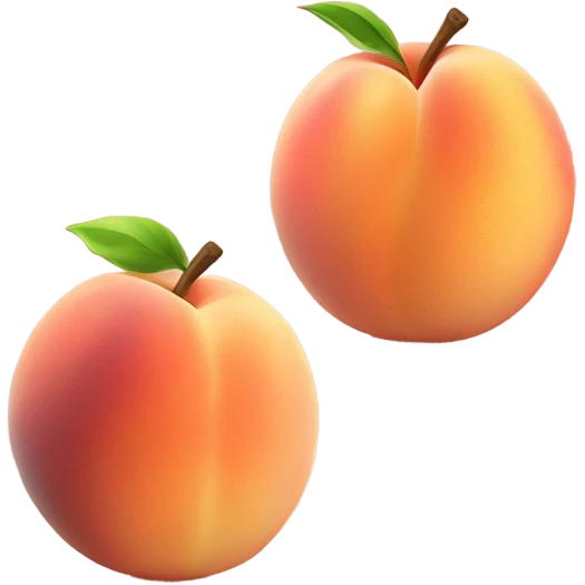 Peach emoji