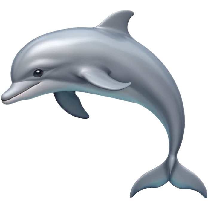 playful dolphin mid-jump emoji