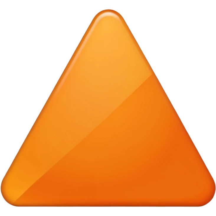 Orange triangle emoji