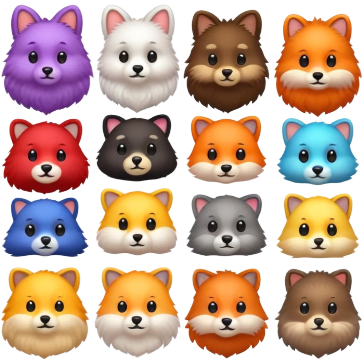 Cute animali emoji