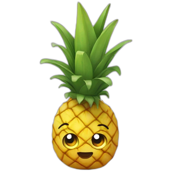 cute pinapple charcter emoji