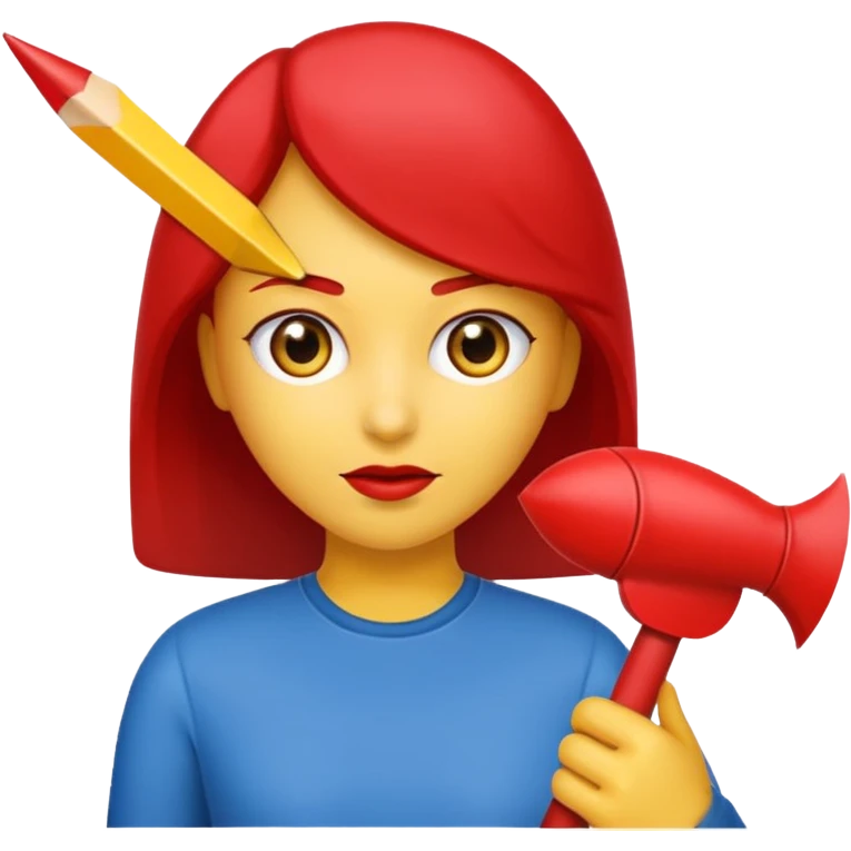 flecha sólida vermelha para marcar início de frase emoji