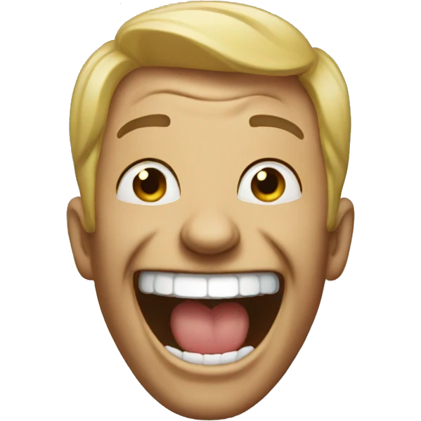 Laughing hard emoji