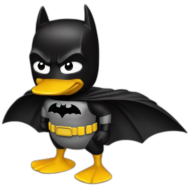 Batman-duck emoji