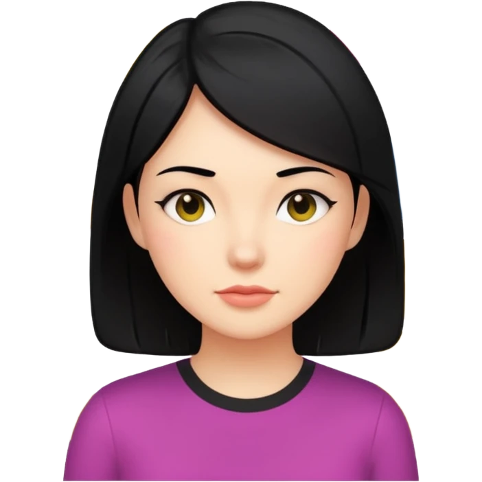 woman UX designer with black hair surrounded by interface icons and sticky notes emoji