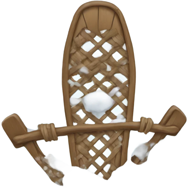 Snowshoe emoji