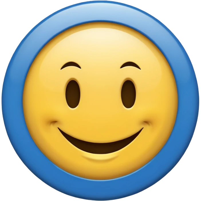 Leeds united smiley badge emoji