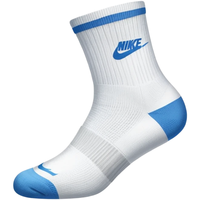 Dreckige weiße nikesocken emoji