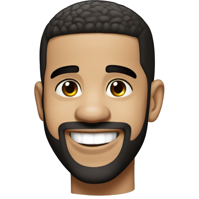 Drake grinning ￼ emoji