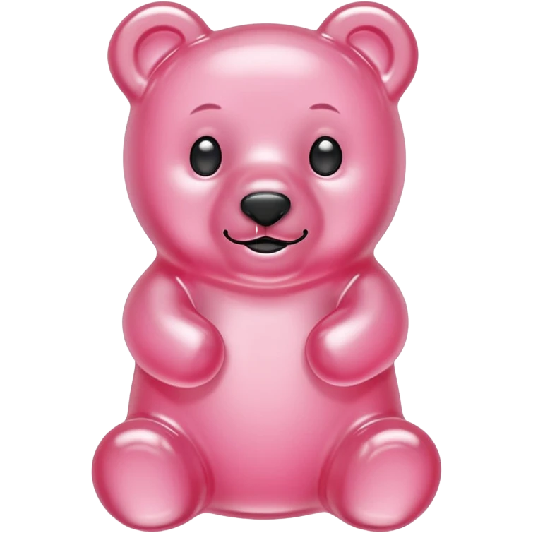 light pink gummy bear emoji