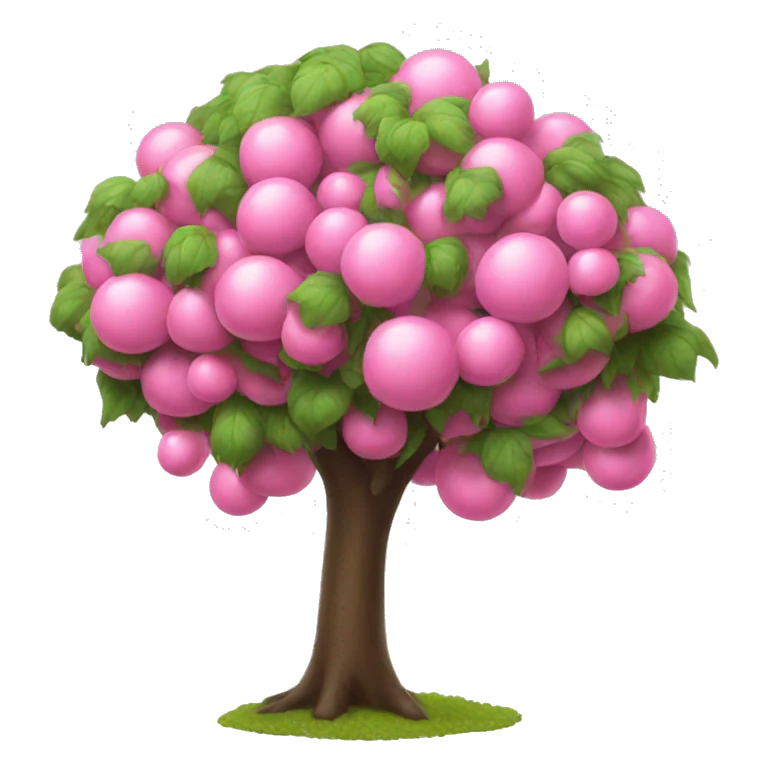 Bubblegum tree emoji