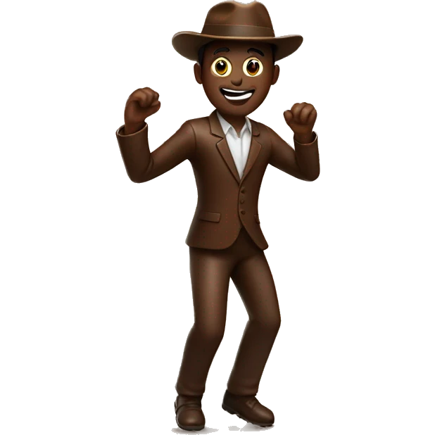 hombre nadando en chocolate  emoji