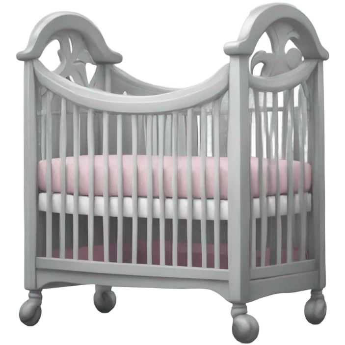 Children's stylish crib for babies emoji