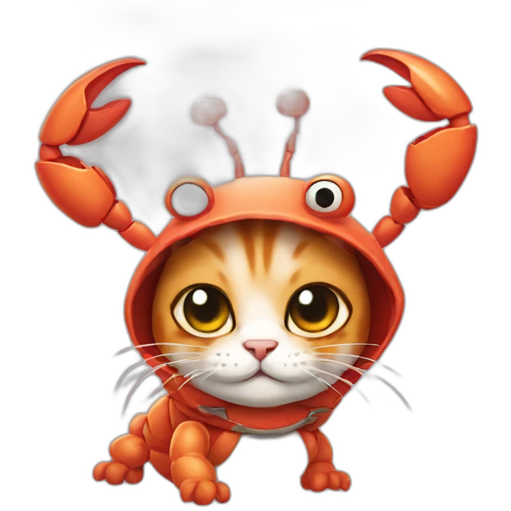 cat-cosplaying-crab emoji