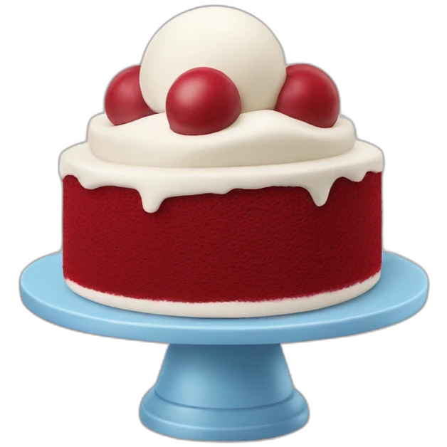 icecream red velvet cake emoji