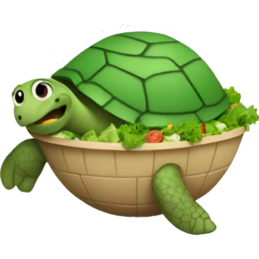 Turtle salad  emoji