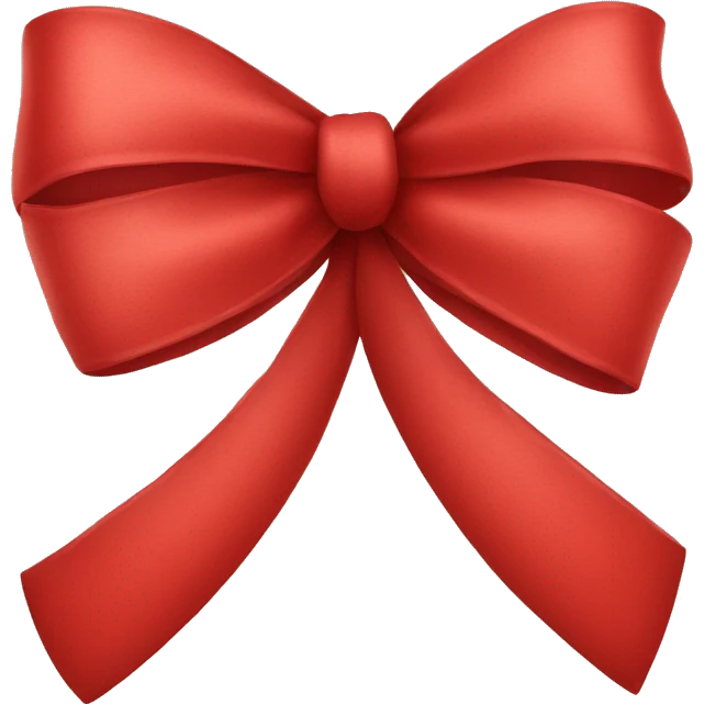 Red bow emoji