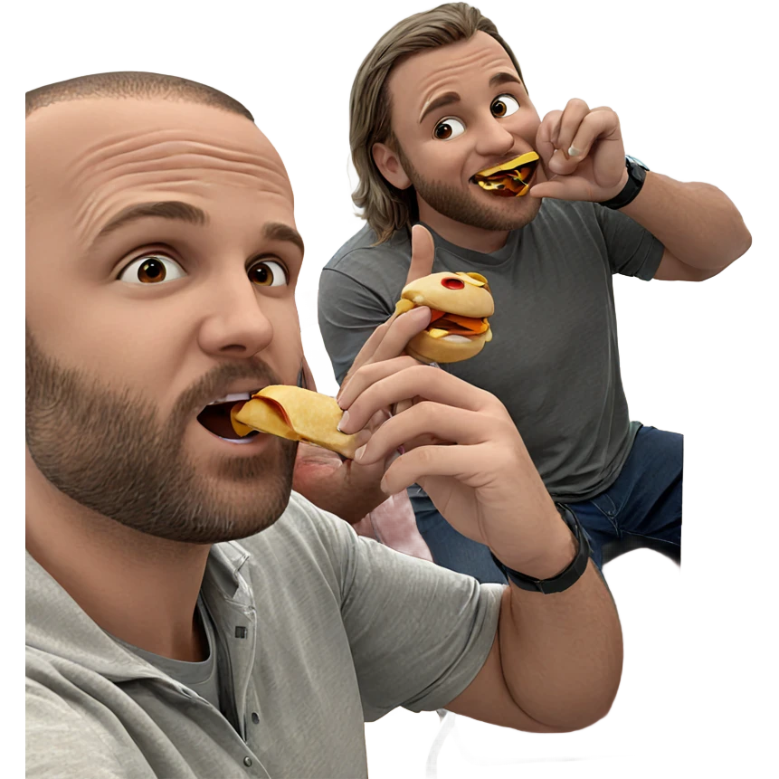 happy meal indoors together emoji