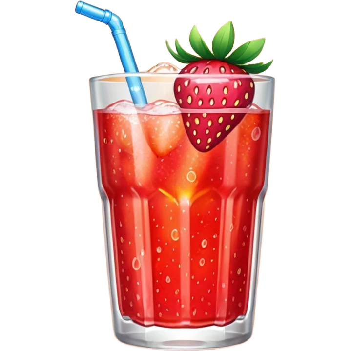 hyper sparkle strawberry  Fanta  emoji