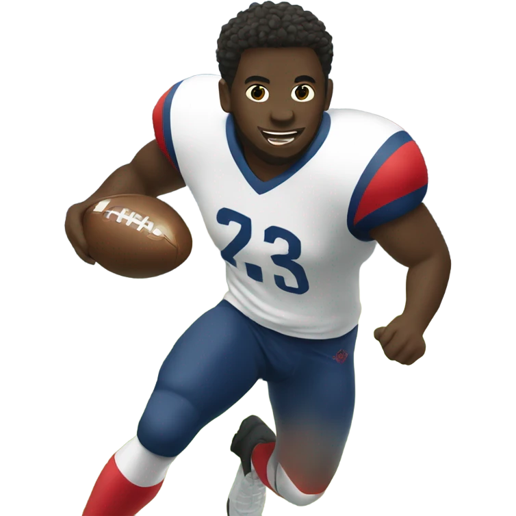 Saka on a football emoji