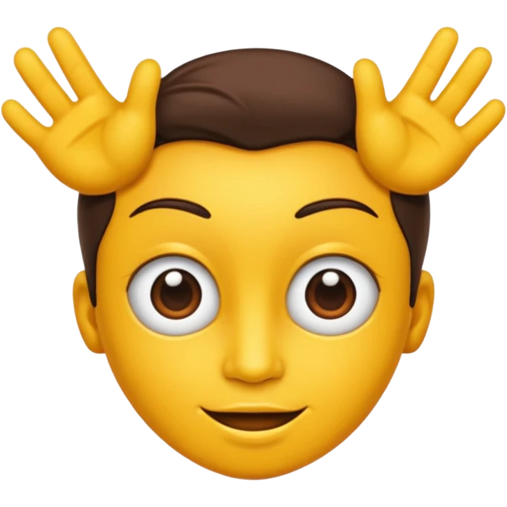 Maos em forma de oração em cores  emoji