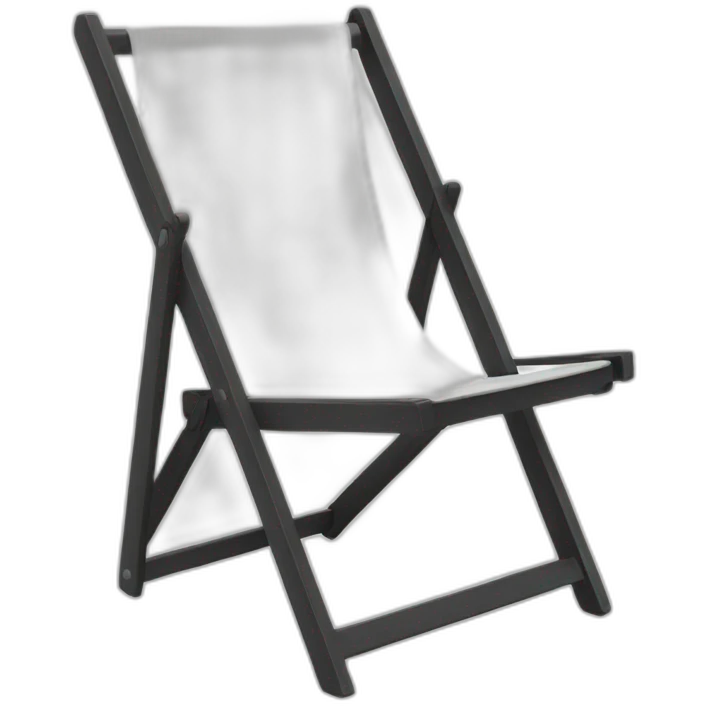 white folding chair emoji