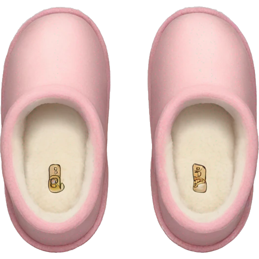 light pink ugg slippers  emoji