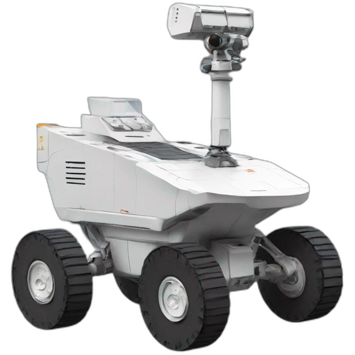 Moon Rover minimal high technology emoji