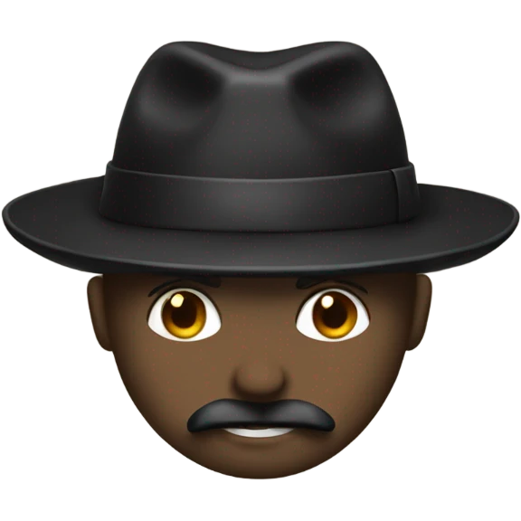 Noeud noir emoji