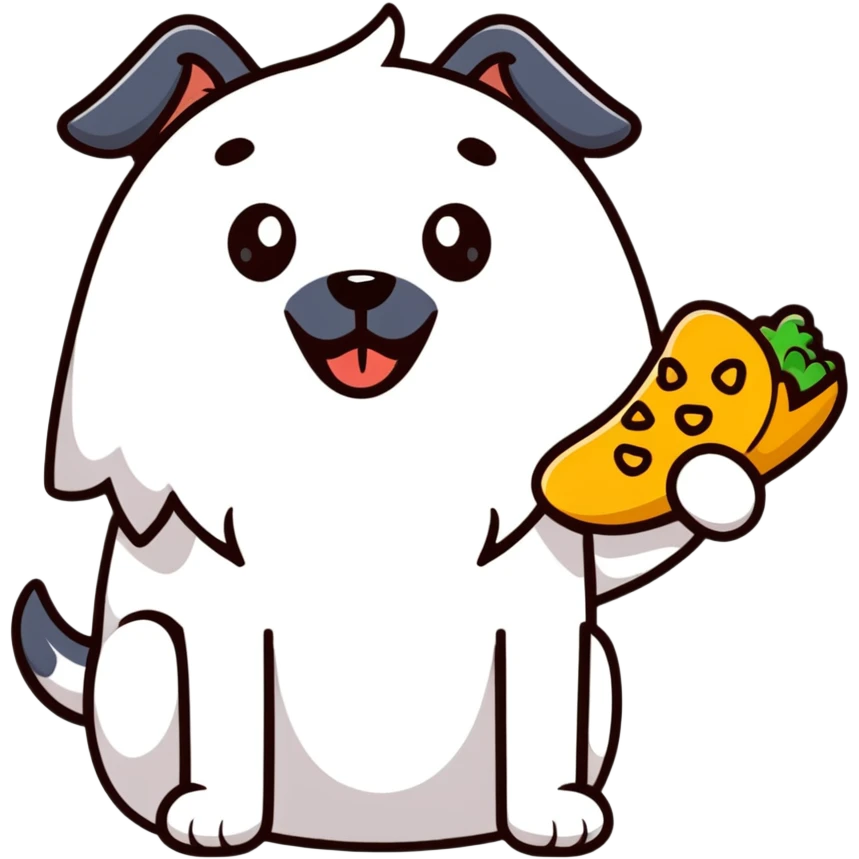 playful emoji eating a dog emoji