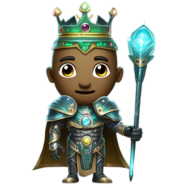 Martian King Overlord Ruler, full body emoji