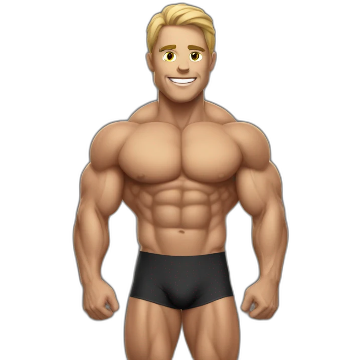 Healthy bodybuilder  emoji