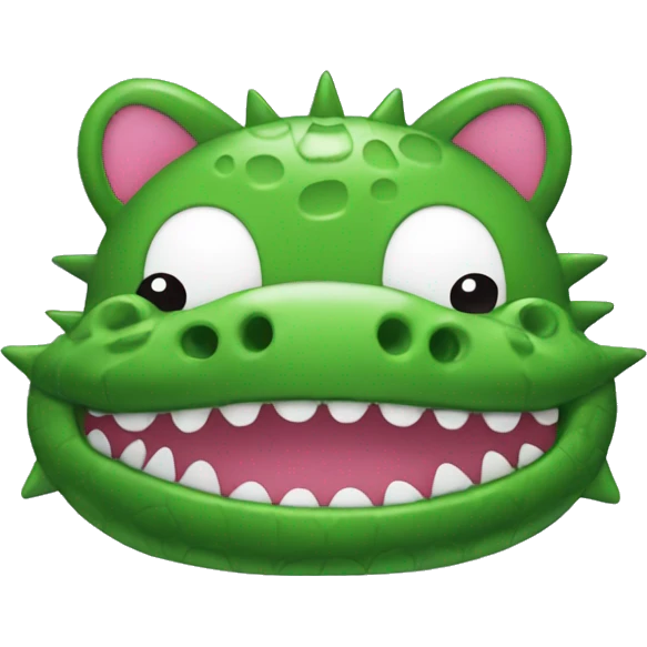 hello kitty as a crocodile emoji
