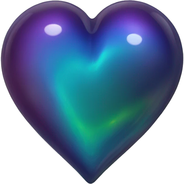 oil-slick scale heart emoji