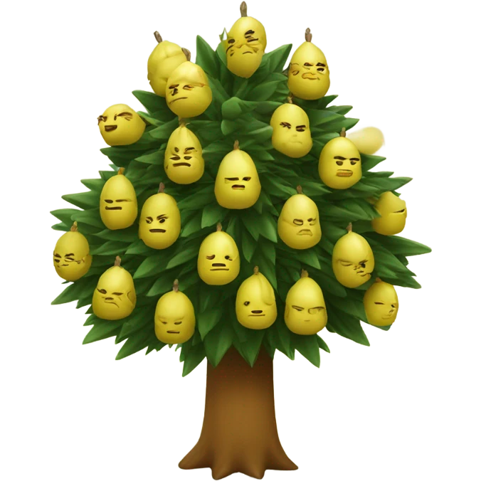 Durians on xmass tree emoji