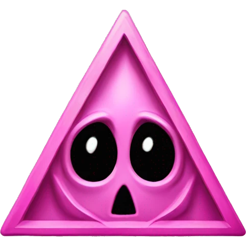 Pink Deathly hallows emoji