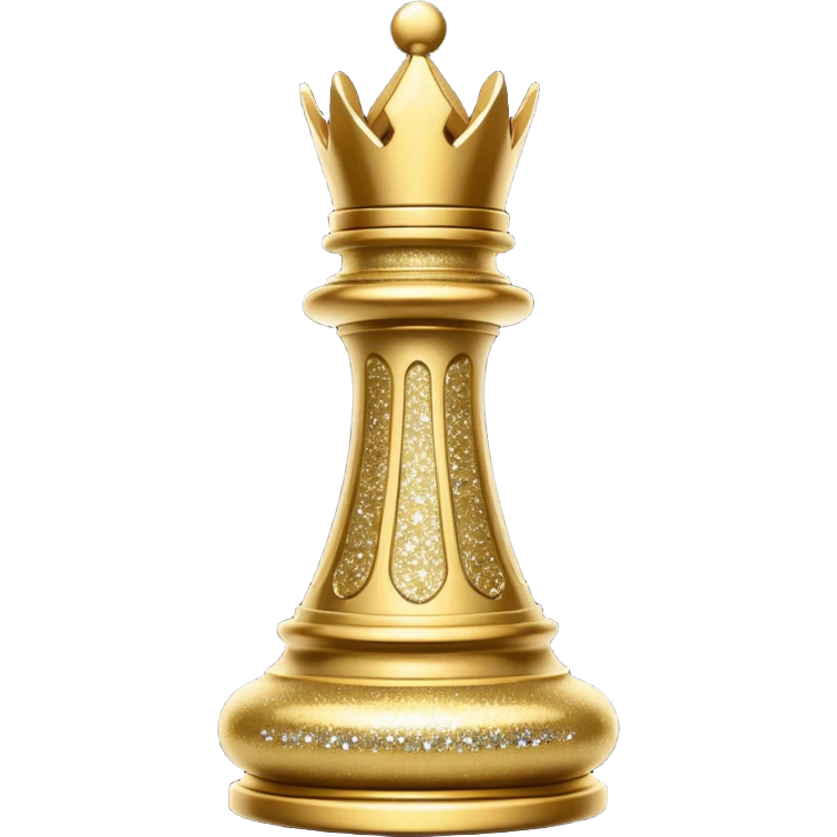 glitter chess piece bishop emoji