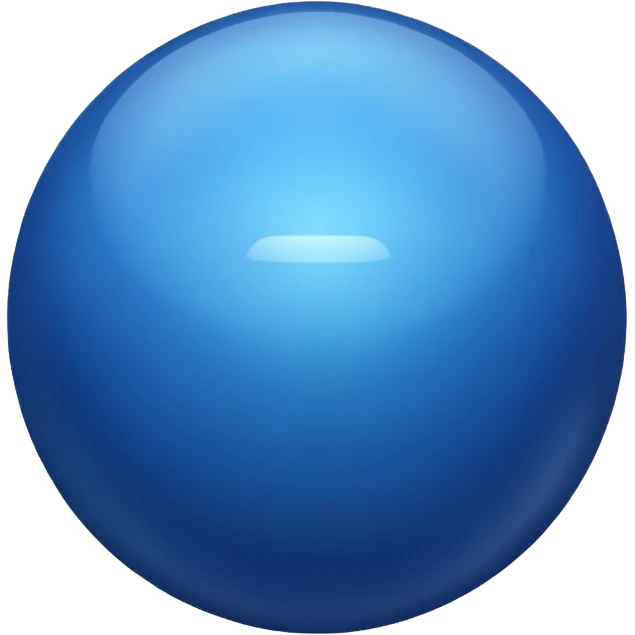 deep-blue sphere emoji