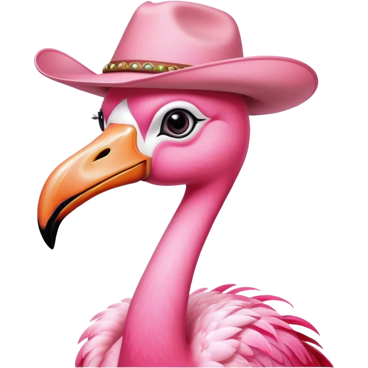 Cowboy Flamingo  emoji