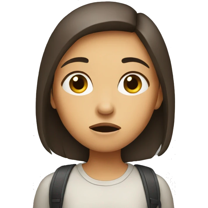 confused girl emoji